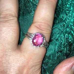 Beautiful pink ring
